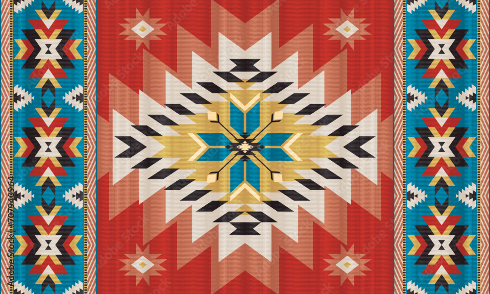 Foto American tribal ethnic native pattern