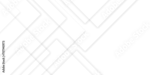   Abstract white background with diamond and triangle shapes layered in modern abstract pattern design.Grey white abstract square background geometry shine and layer element vector for presentation.