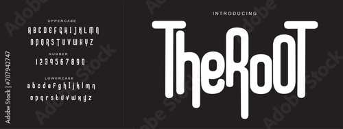 Alphabet font. Typography decorative elegant  lettering for logo. vector illustration