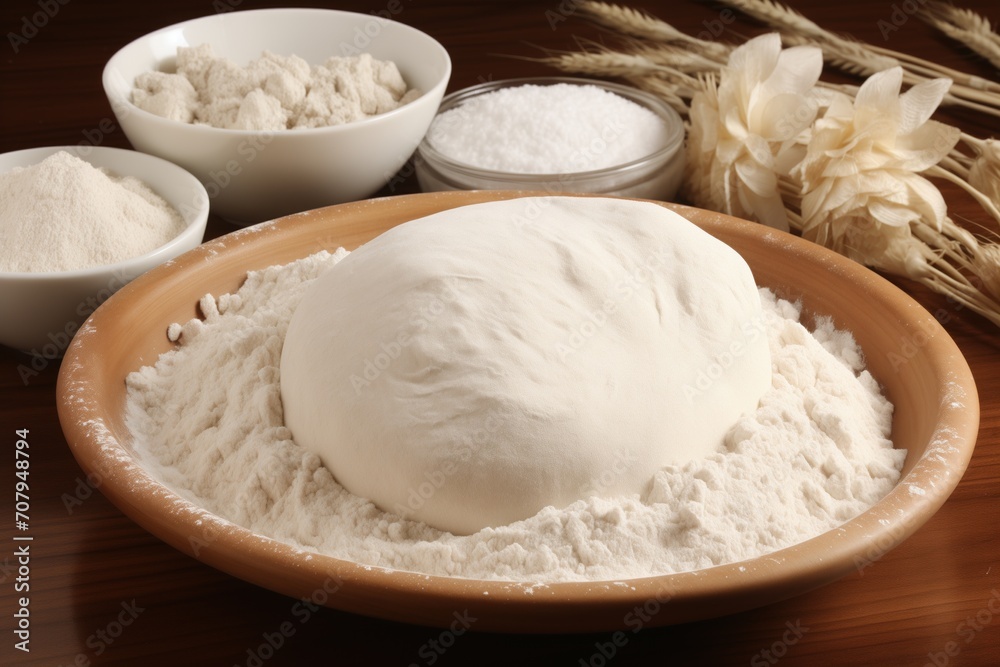 bread dough for baking