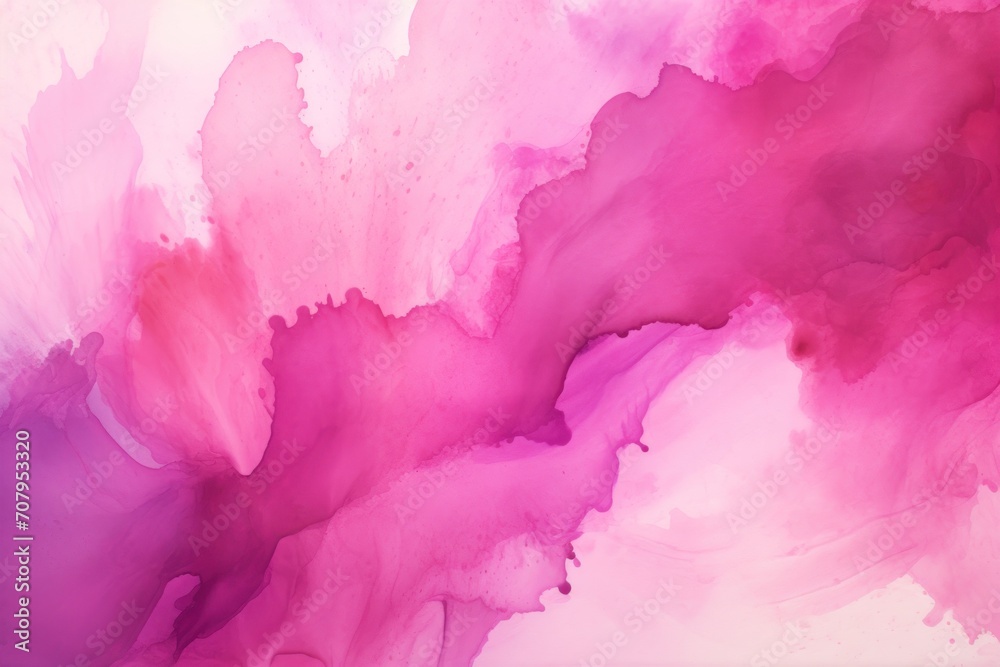 Magenta abstract watercolor background