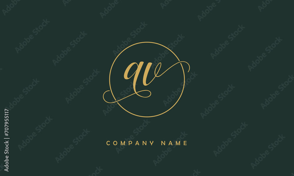 AV, VA, A, V Abstract Letters Logo Monogram AV, VA, A, V Abstract Letters Logo Monogram