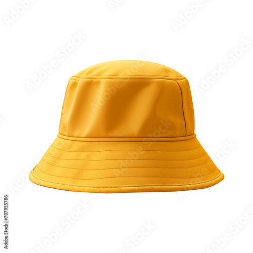 Yellow hat isolated on transparent background