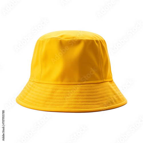 Yellow hat on transparent background