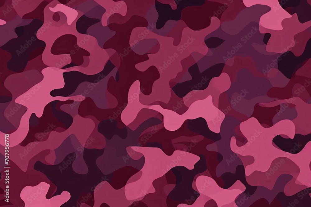 Maroon camouflage pattern design poster background