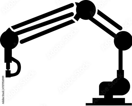 High-tech limb icon