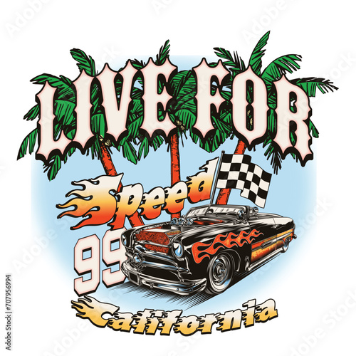 summer racer design for crop tops