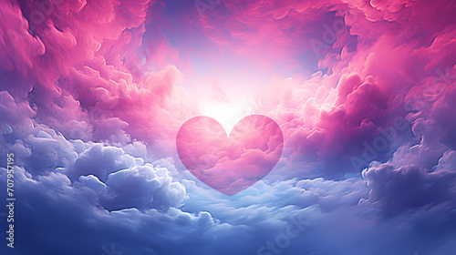 Romantic heart shaped Valentine's Day background for background, cards, flyers, posters, banners and cover designs etc.