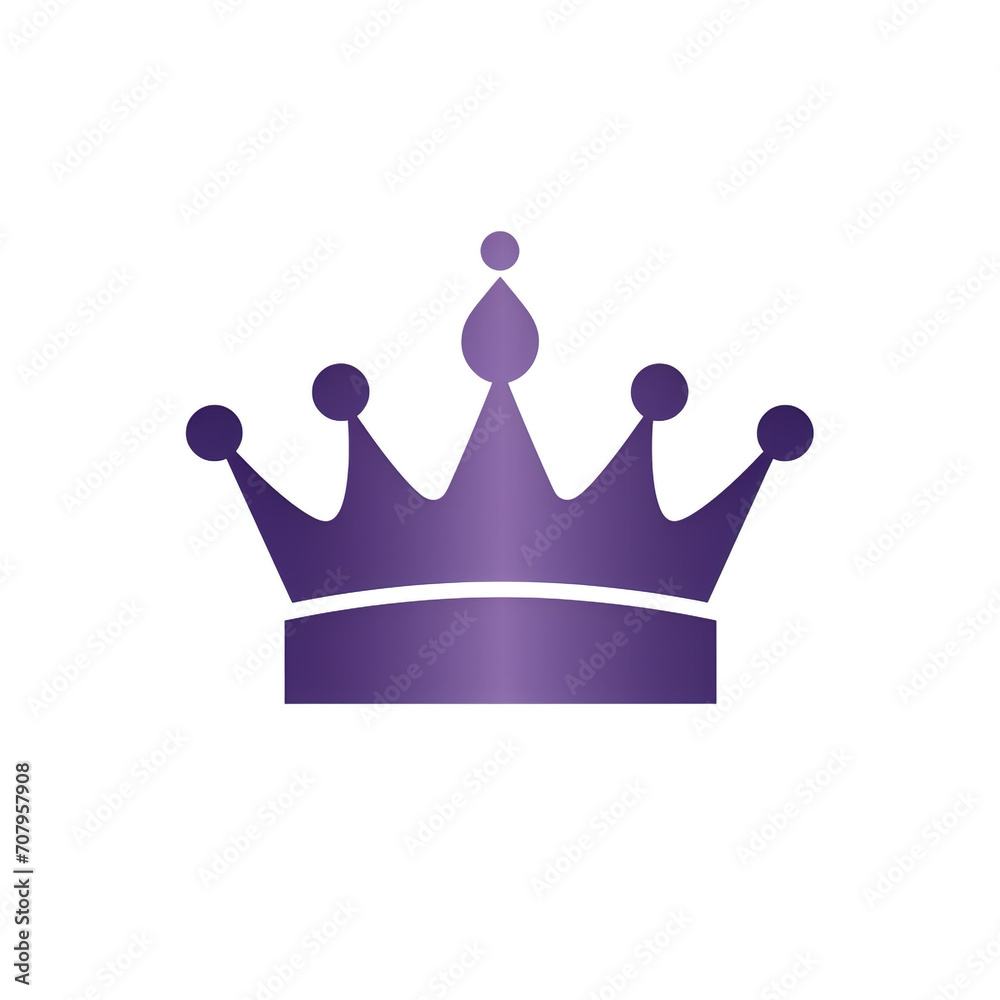 a crown logo icon, clipart style, white background, thick lines, created with Generative Ai a crown logo icon, clipart style, white background, thick lines, created with Generative Ai