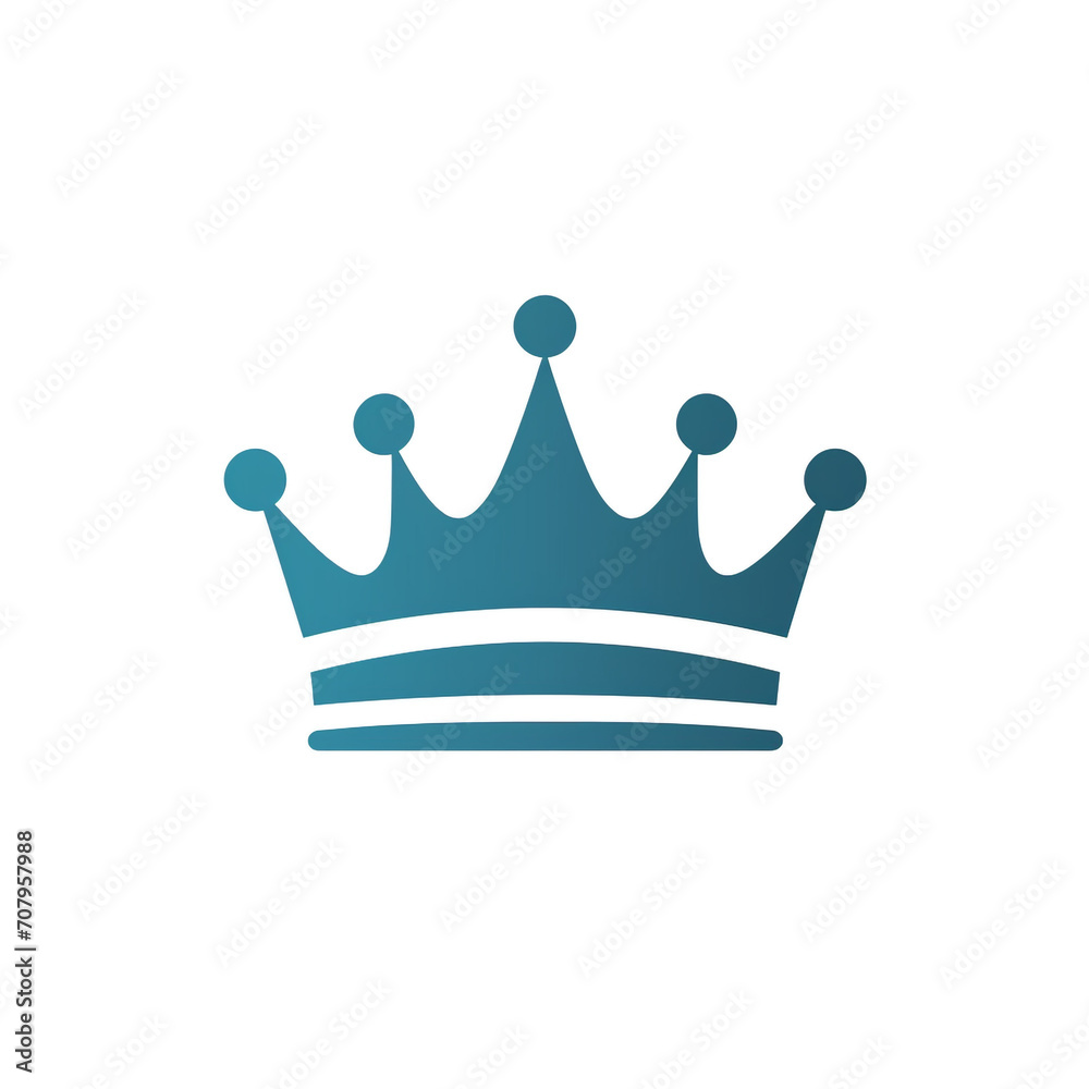 a crown logo icon, clipart style, white background, thick lines, created with Generative Ai a crown logo icon, clipart style, white background, thick lines, created with Generative Ai