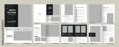 Architecture and Interior Portfolio Design, Architecture Portfolio Design, Portfolio Template