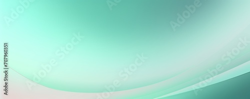 Mint gradient background with hologram effect 