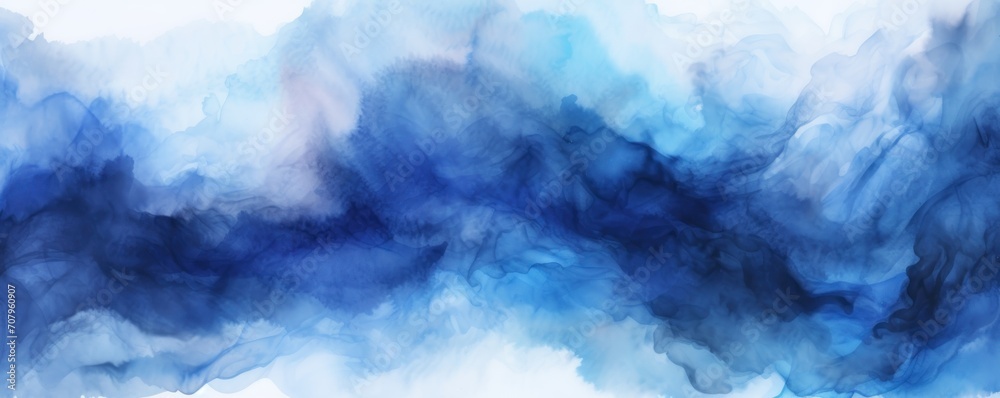 Navy abstract watercolor background
