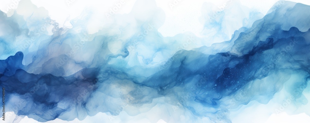 Navy abstract watercolor background
