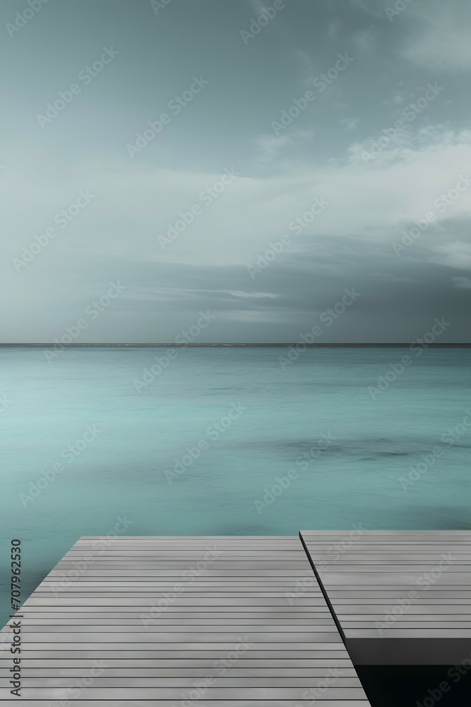 minimalist elegant sea tone scandinavian stage background 8k.