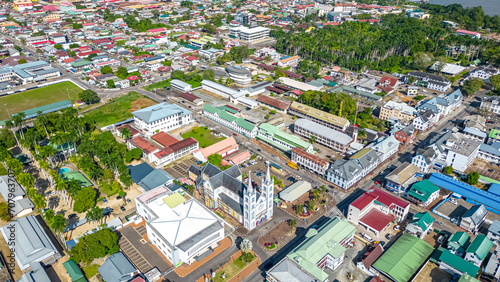 Paramaribo cathedral from above © Anton Gots