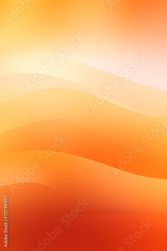 Orange gradient background with hologram effect