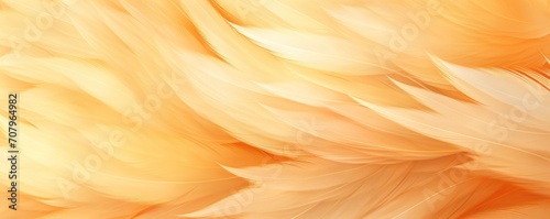 Orange pastel feather abstract background texture