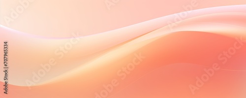 Peach gradient background with hologram effect