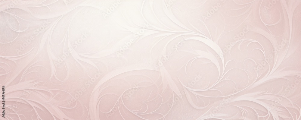Pearl soft pastel background parchment with a thin barely noticeable floral ornament background  - obrazy, fototapety, plakaty 