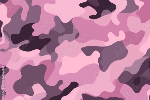 Pink camouflage pattern design poster background 