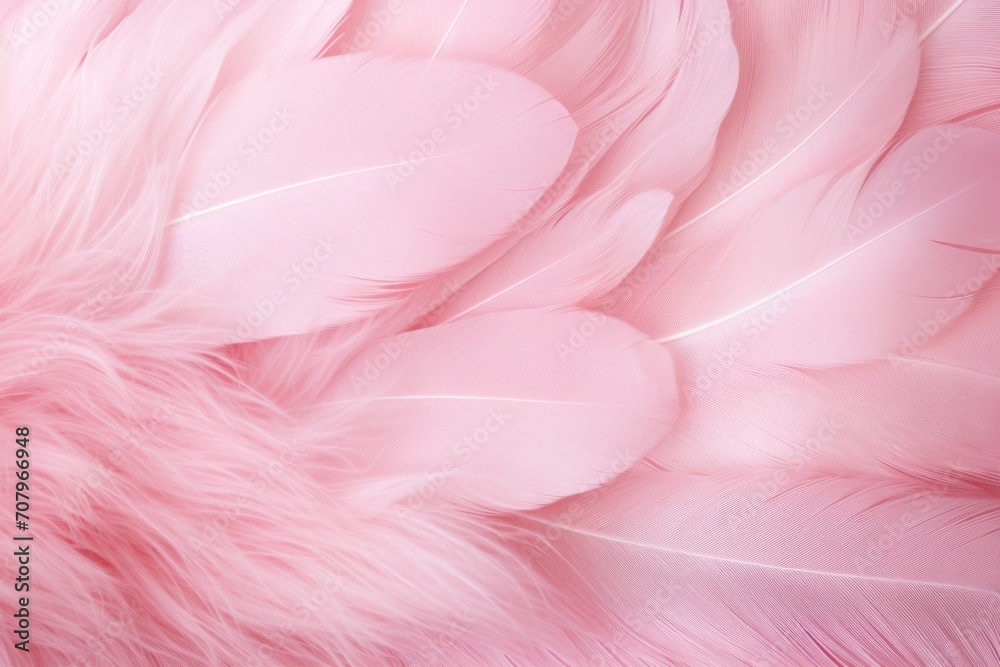 Pink pastel feather abstract background texture 