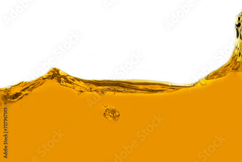 Close up bright orange juice texture for health and nature waves