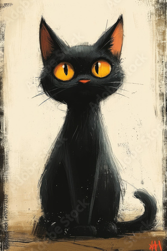 Katze Schwarz