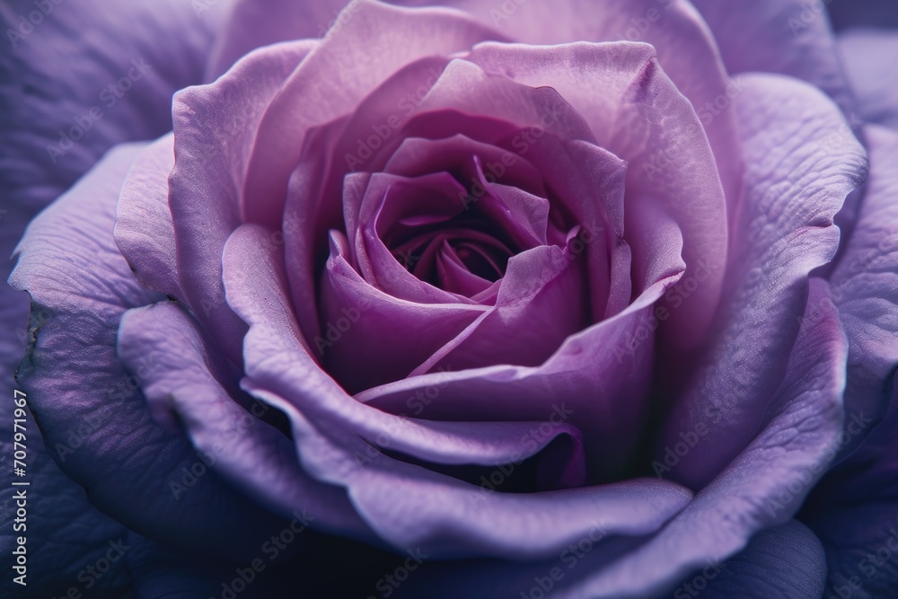 A close up shot of a purple rose flower. Perfect for adding a touch of elegance and beauty to any project A close up shot of a purple rose flower. Perfect for adding a touch of elegance and beauty to any project