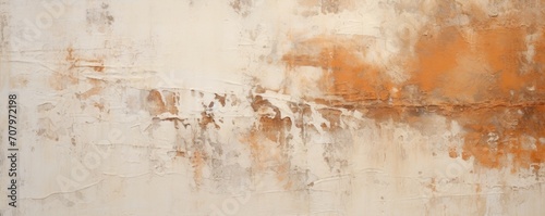 Rust closeup of impasto abstract rough white art painting texture © GalleryGlider