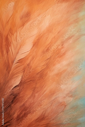 Rust pastel feather abstract background texture