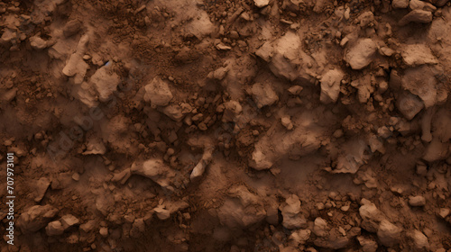 soil texture closeup, ground surface as background, natural pattern 