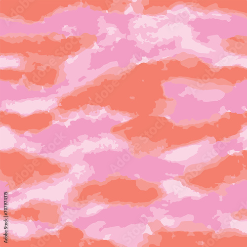 tie dye seamless pattern. Batik vector artwork. Repeat pattern. Watercolour texture. Abstract graphic background. Teens, girls and kids fashion and stationary. Pastel colours. pinks, coral, blue
