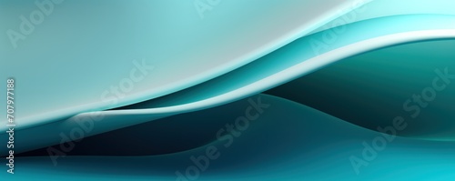 Turquoise background image for design or product presentation, with a play of light and shadow