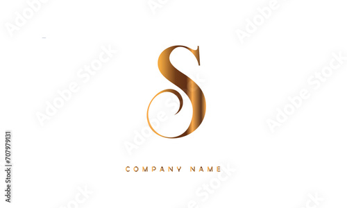 S  S Abstract Letter Logo Monogram