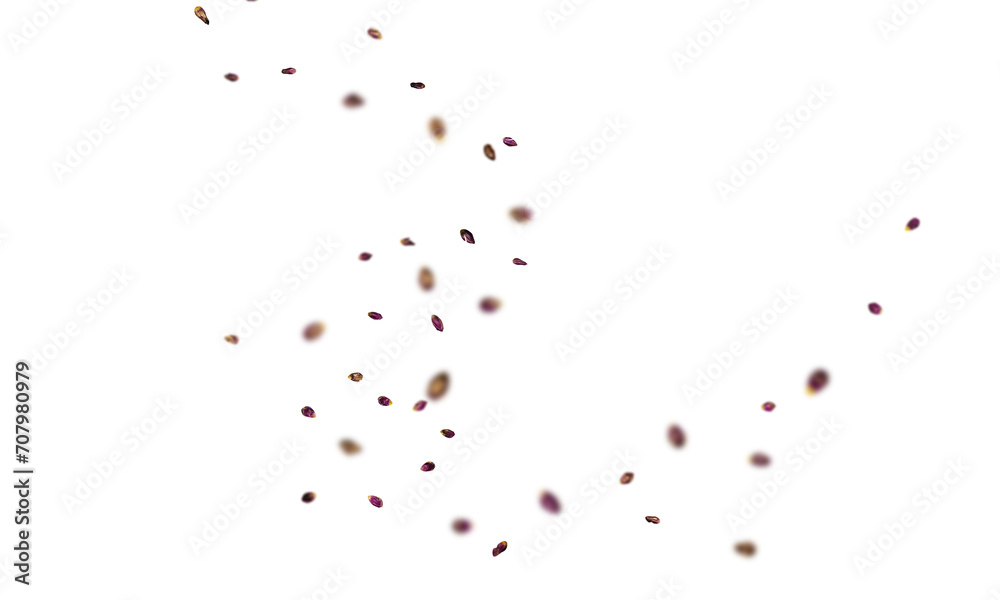 isolated red paint splashes floating on frame png overly on white background