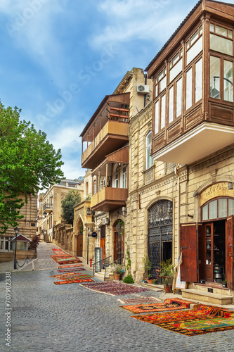 Street in Old City Baku, Azerbaijan