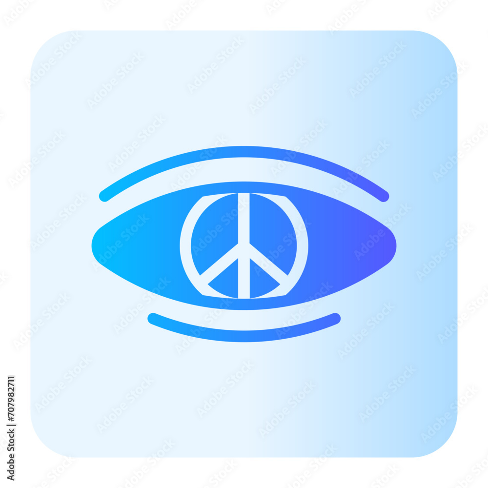 vision gradient icon vision gradient icon