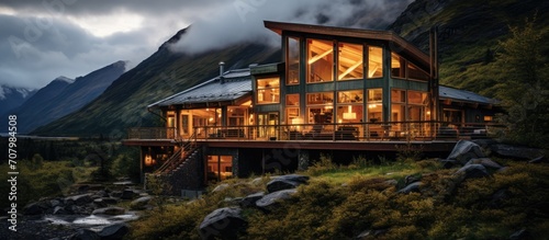 Stunning Alaska vacation spot  Hatcher Pass Lodge.