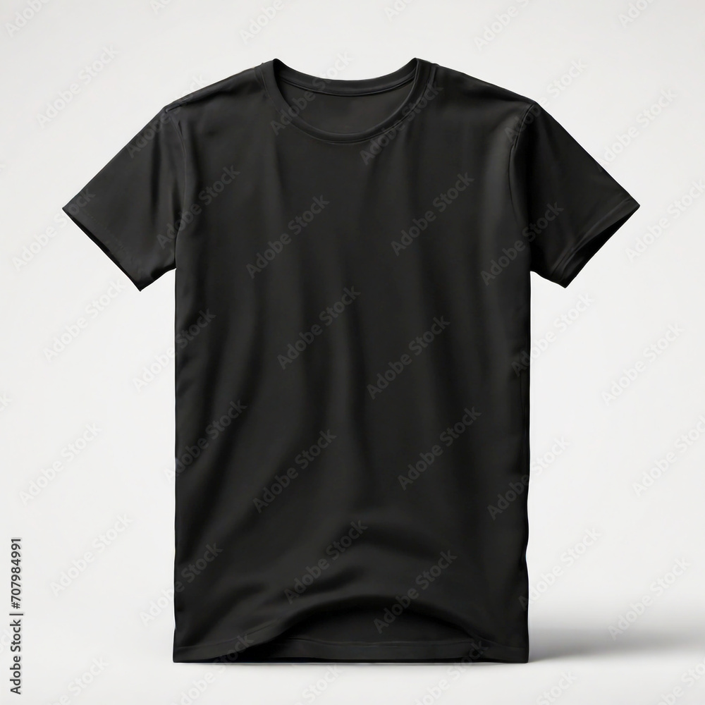 Blank Black T-shirt Mockup Design Template for Advertisement.Men Isolated short Sleeve Wear Front Cotton Shirt Textile Clothing Fashion Mockup.Model Body People Retail Style Concept Apparel Blank Black T-shirt Mockup Design Template for Advertisement.Men Isolated short Sleeve Wear Front Cotton Shirt Textile Clothing Fashion Mockup.Model Body People Retail Style Concept Apparel