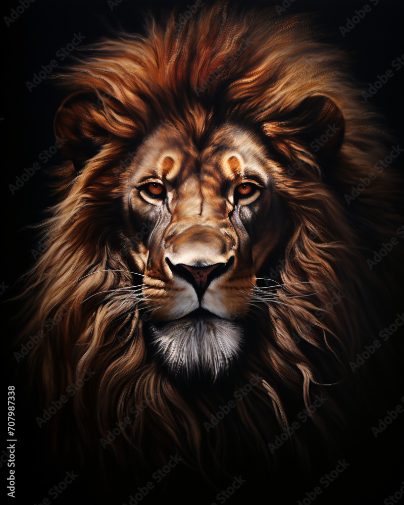 The head of a lion, in the style of black and white photography, motion blur, realistic marine paintings, harmony with nature, photo taken with nikon d750, grisaille, wildstyle

