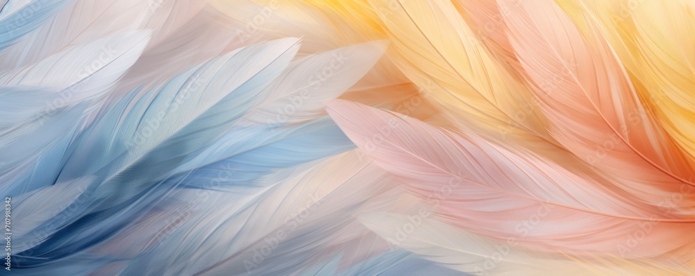 Wheat pastel feather abstract background texture - obrazy, fototapety, plakaty 