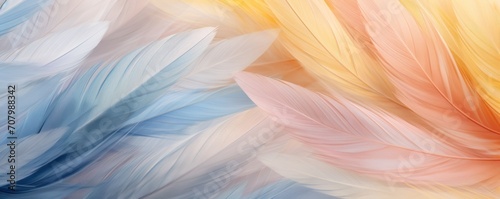 Wheat pastel feather abstract background texture © Celina