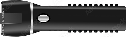 Heavy duty black torch (flashlight)