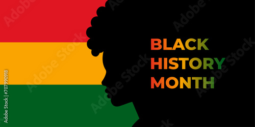Black history month celebrate, vector illustration design graphic Black history month,Black History Month vector banner design template.