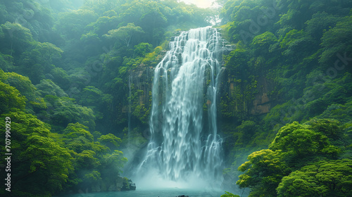 Waterfall in the jungle © Ruslan