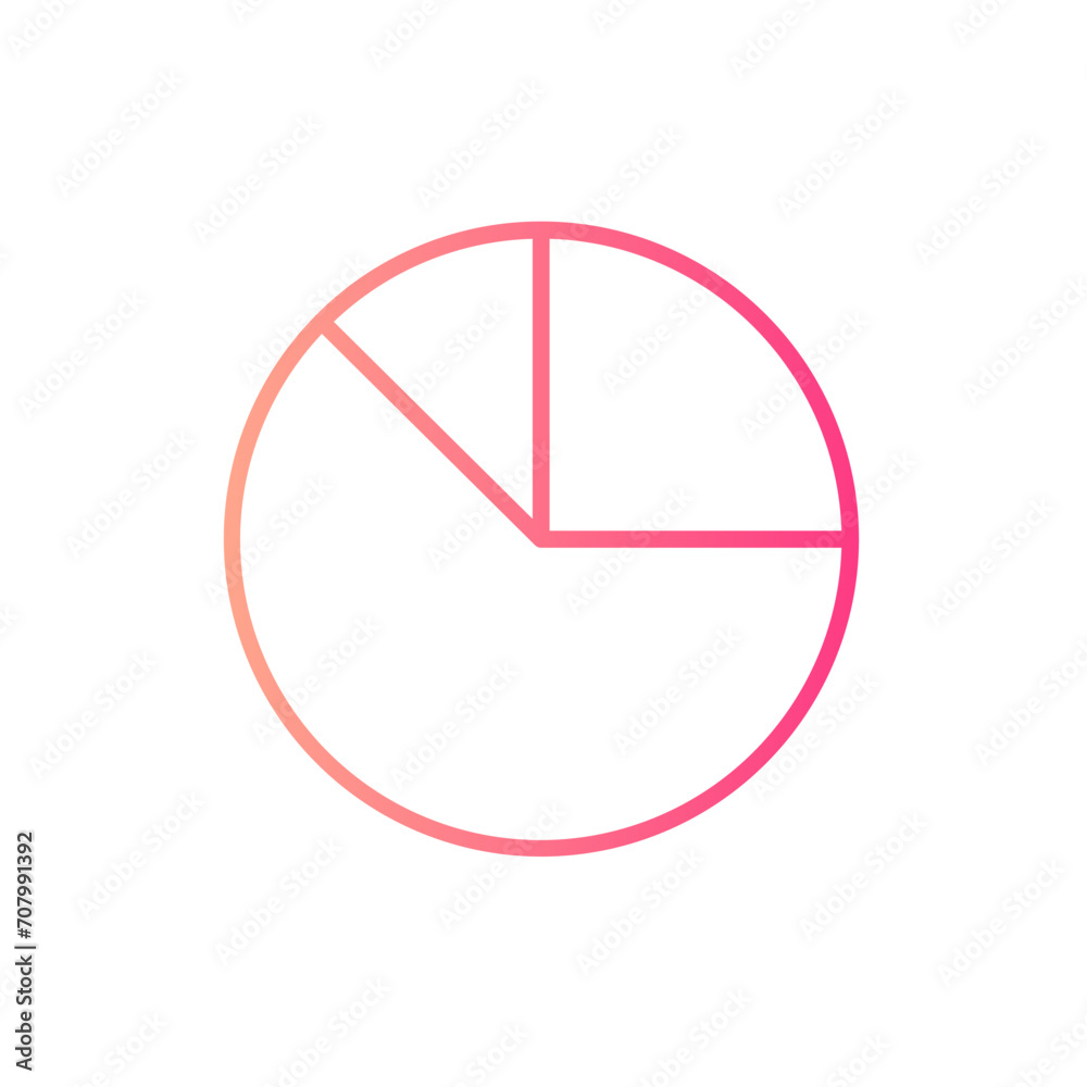 statistics gradient icon statistics gradient icon