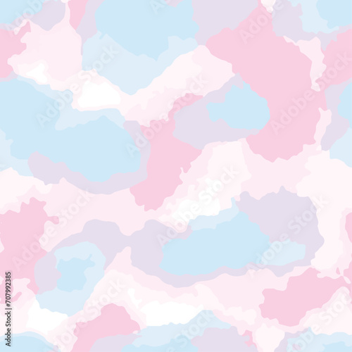 Tie dye, watercolour abstract background in pretty pastel colours. Pinks and blues. Summer print for girls, teens and fashion. painted.