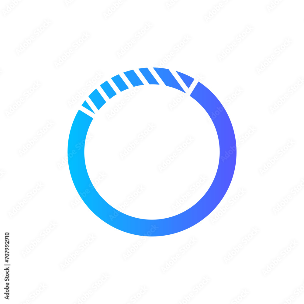 statistics gradient icon statistics gradient icon