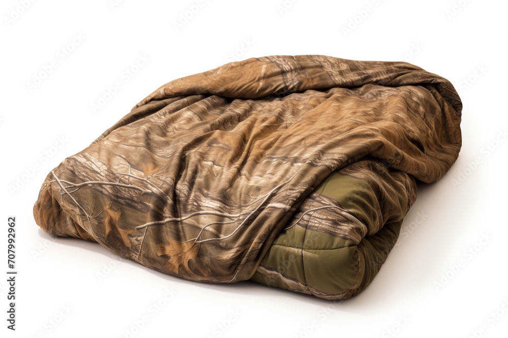 Hunting thermal blanket isolated on white background created with Generative Ai Hunting thermal blanket isolated on white background created with Generative Ai